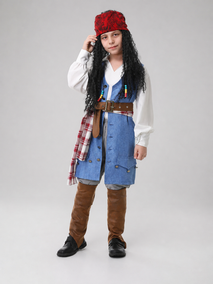Pirate Costume for Cosplay, Halloween, and Performances