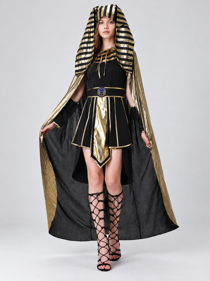 Egyptian Carnival Costume with Cape and Belt Costume Capes detail
