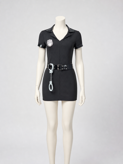 Police Costume for Role-Playing Scenes and Performances