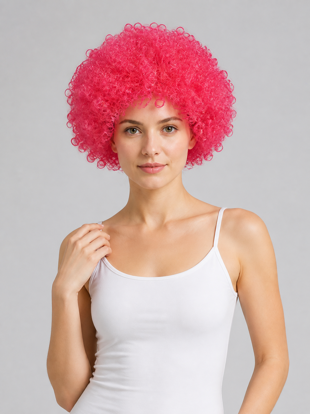 Short Curly Voluminous Carnival Wig