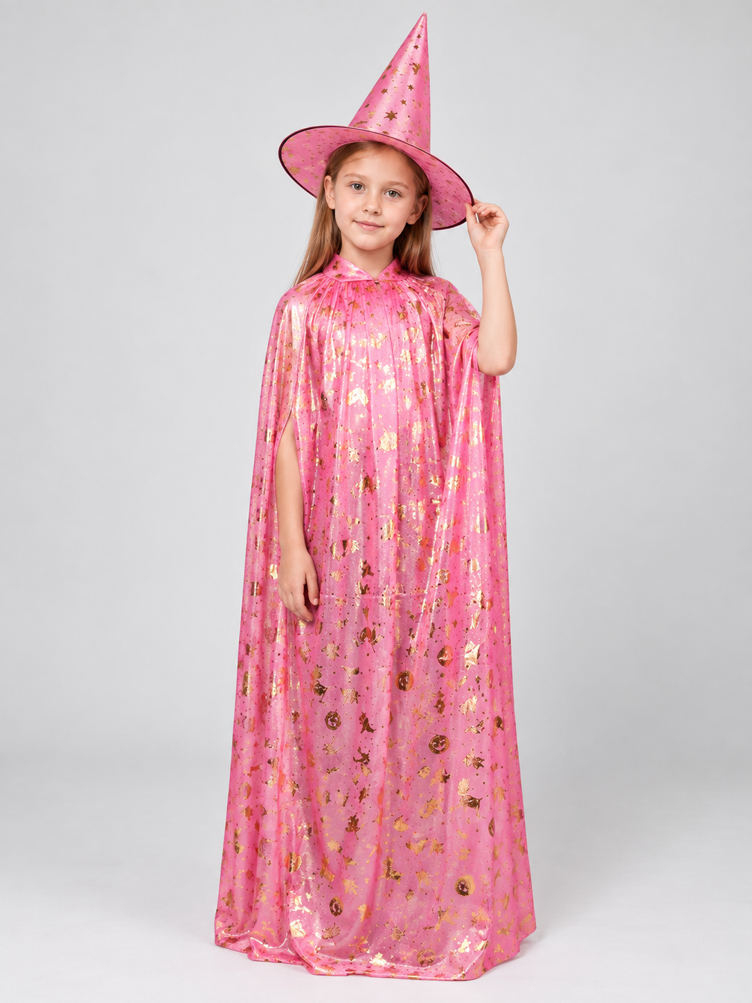 Witch Carnival Costume with Gold Print