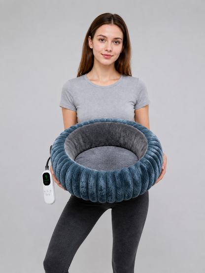 Heated Pet Bed, Blue-Cyan product detail