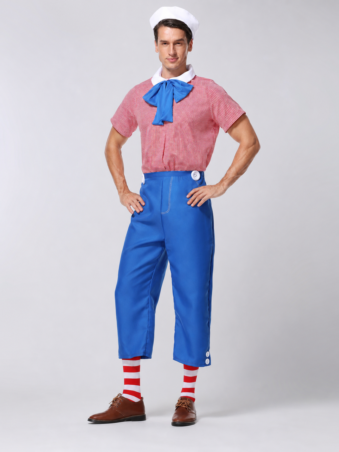 Clown Cosplay Costume: Shirt and Pants