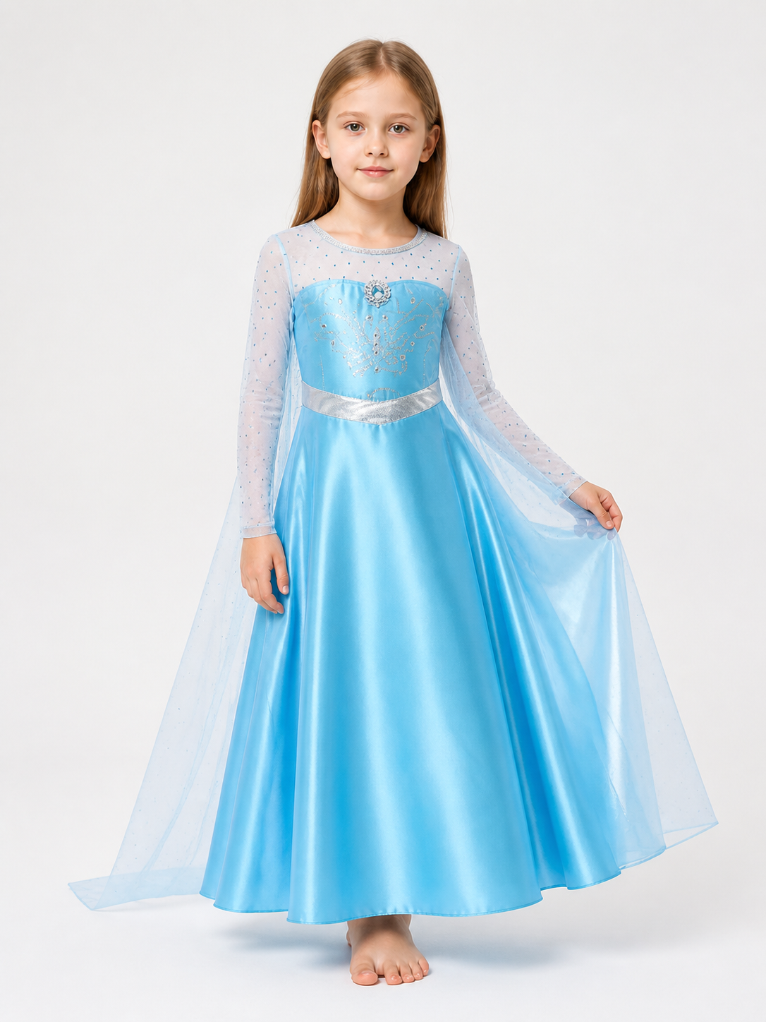 Ice Princess Carnival Costume for Halloween and Cosplay Costumes detail