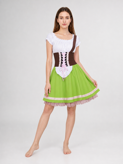 Folk-style dress for stage performances and events