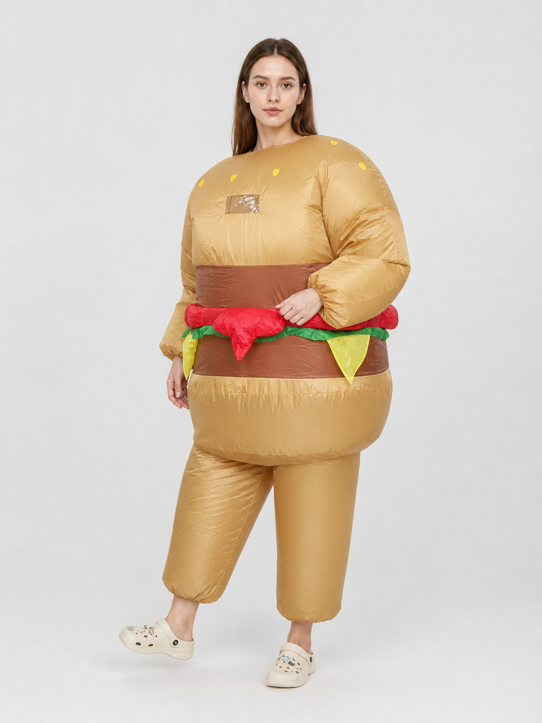 One-Size Hamburger Costume for Parties
