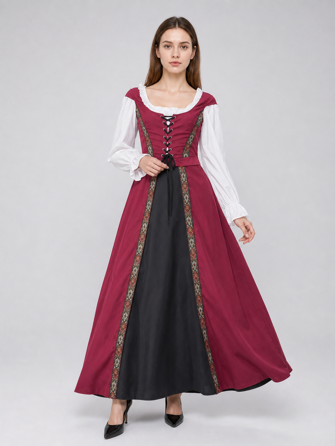 Carnival Costume: Court Dress with Headdress