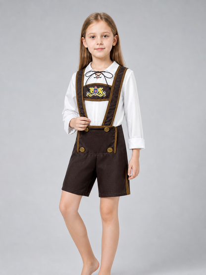 Bavarian-style carnival costume for performances