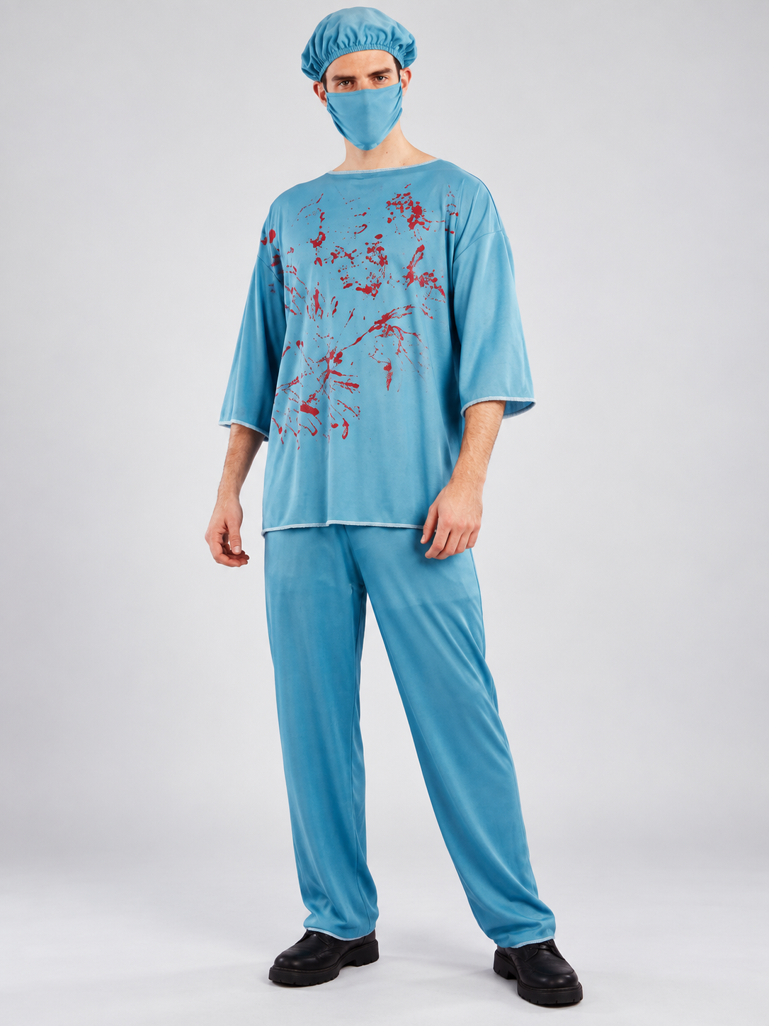 Bloody Doctor Halloween Costume: Shirt, Pants, Mask