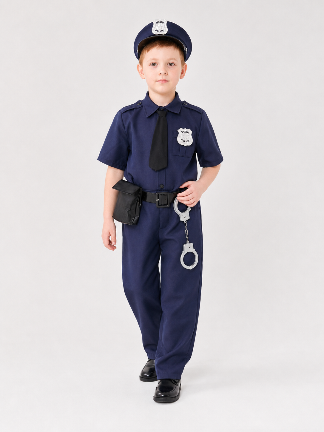 Kids' police costume with accessories