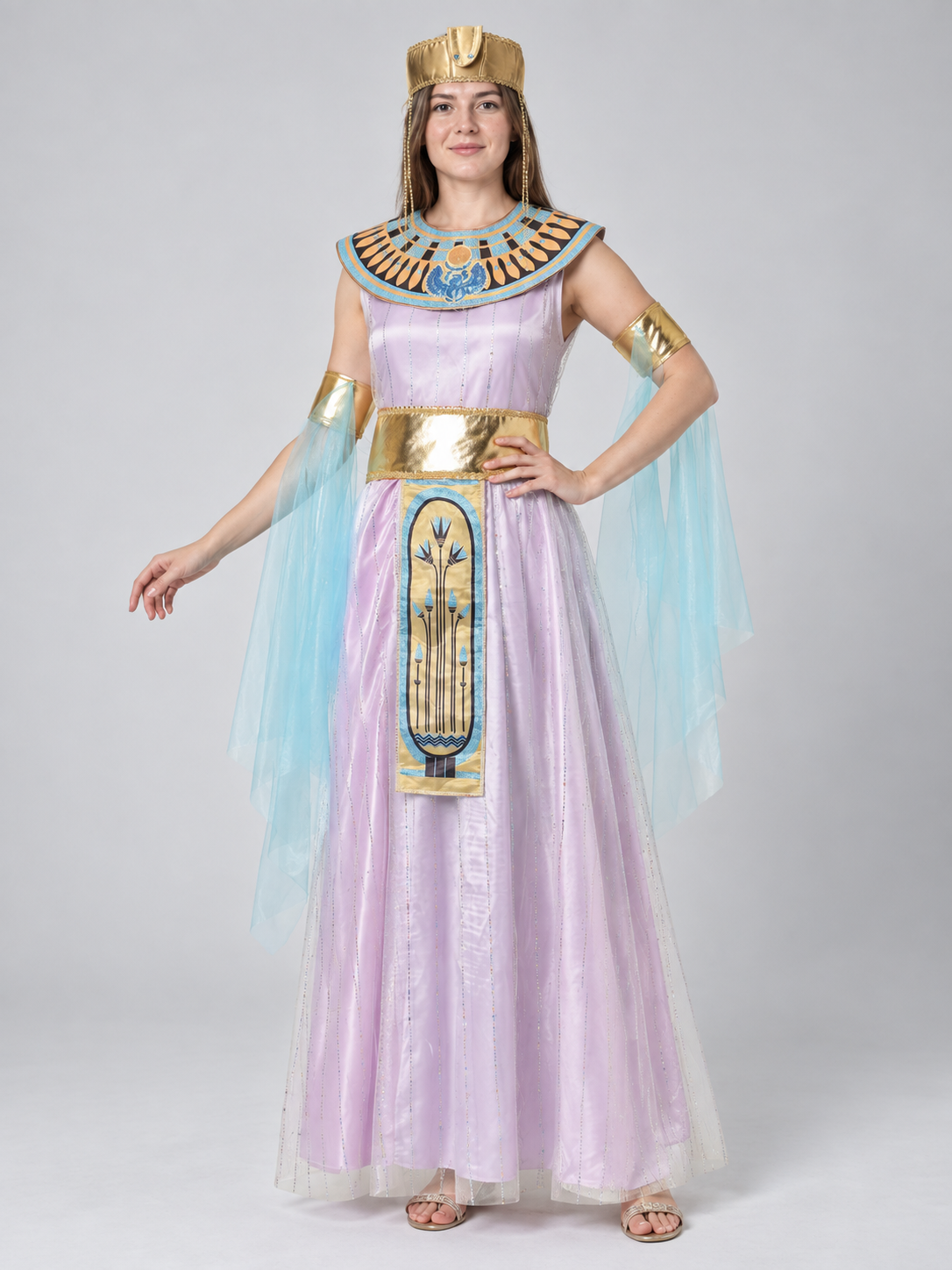 Egyptian-Style Carnival Costume with Headpiece