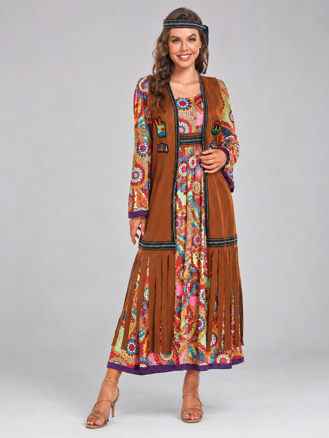 Retro 1970s-Style Fringe Stage Costume