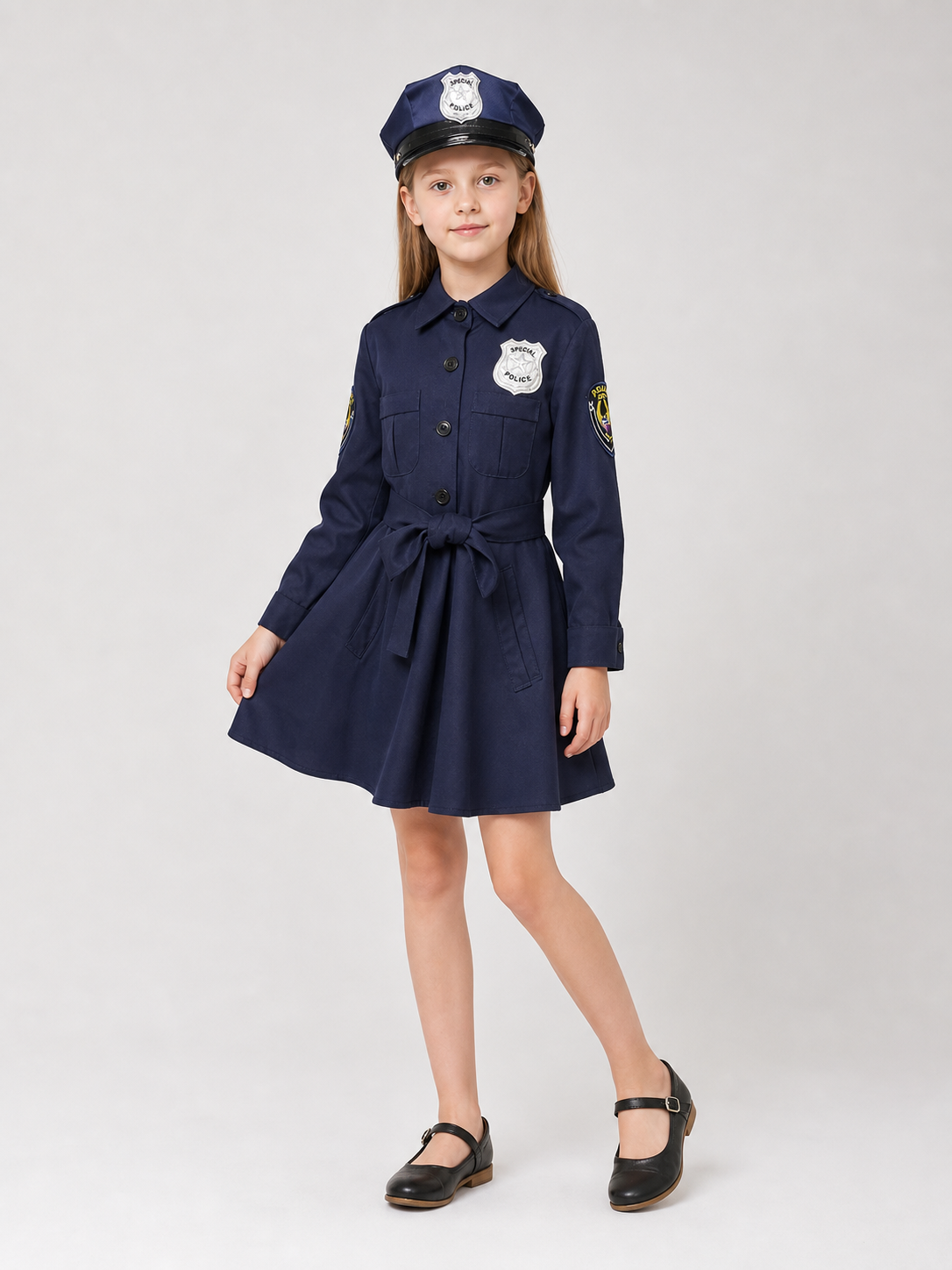 Police-Style Costume with Cap