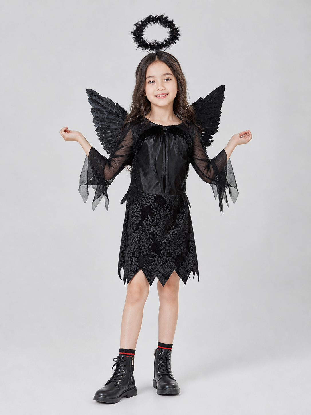 Angel Costume with Wings and Halo for Cosplay