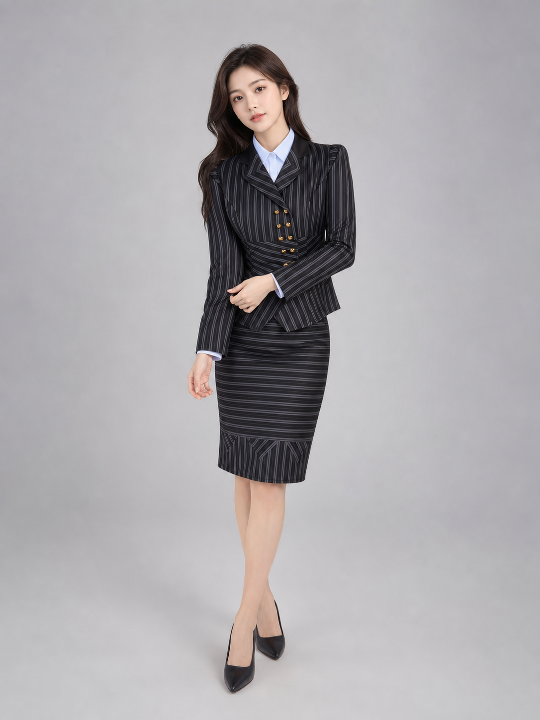 Elphaba Cosplay Costume: Jacket, Skirt, and Shirt