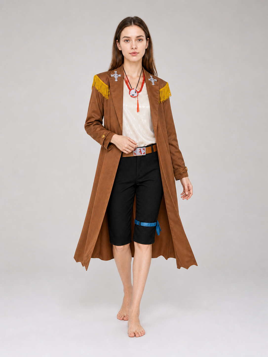 Ace One Piece Cosplay Costume with Coat and Accessories