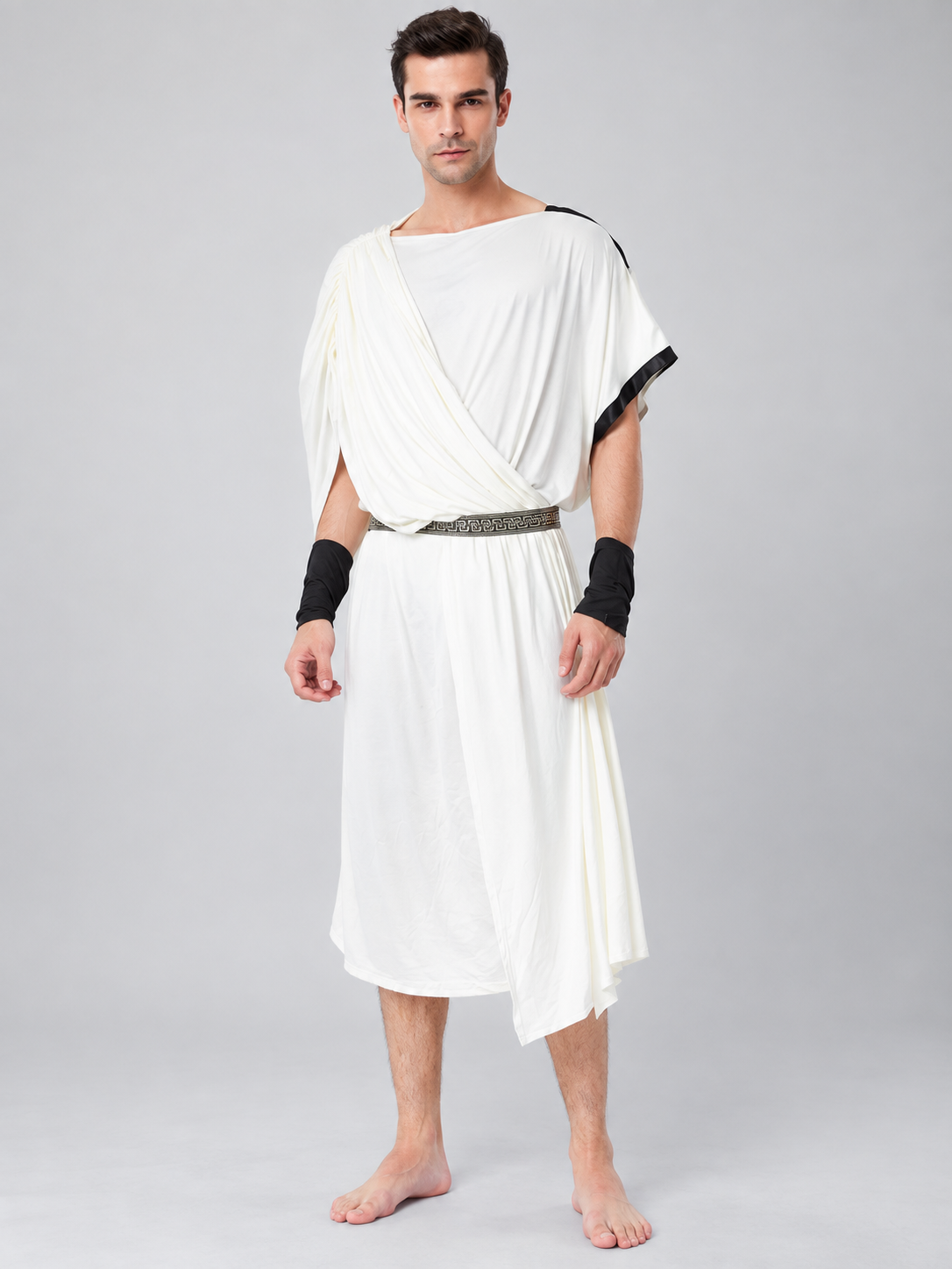 Knee-Length Costume with Asymmetrical Draping Costumes detail