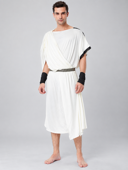 Knee-Length Costume with Asymmetrical Draping Costumes detail
