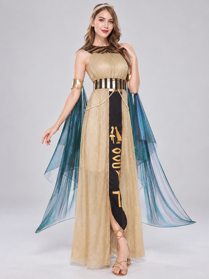 Egyptian Queen Costume with Cape Costume Capes detail