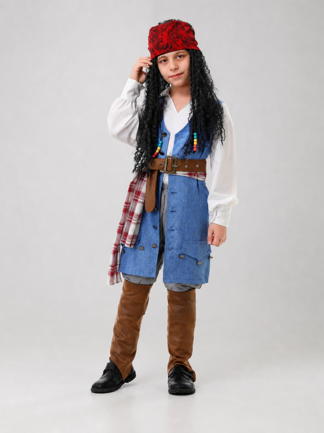 Pirate Costume for Cosplay, Halloween, and Performances