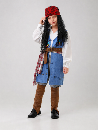 Pirate Costume for Cosplay, Halloween, and Performances