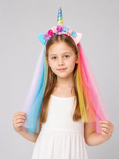 Unicorn Carnival Headband for Halloween Costume Headwear detail