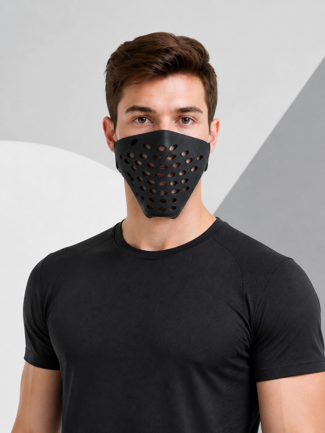 Black Carnival Mask for Halloween and Cosplay Costume Masks detail