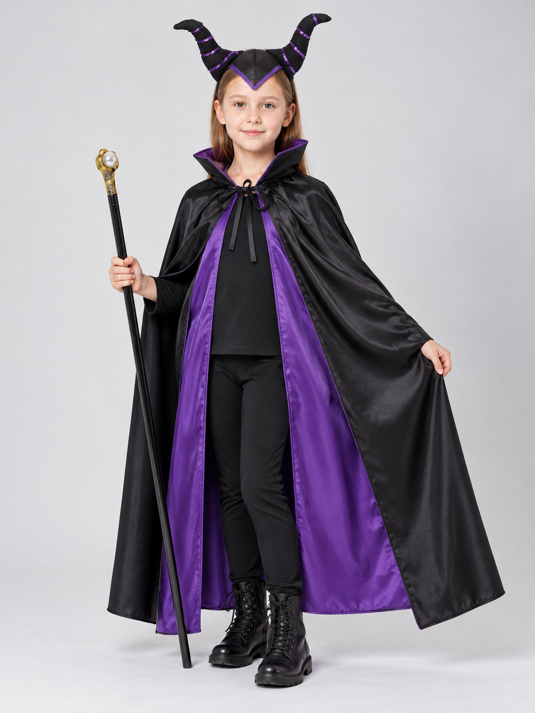 Witch Carnival Costume with Cape Costume Capes detail