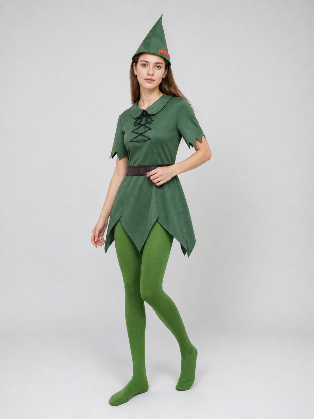 Peter Pan Cosplay Costume: Green Set