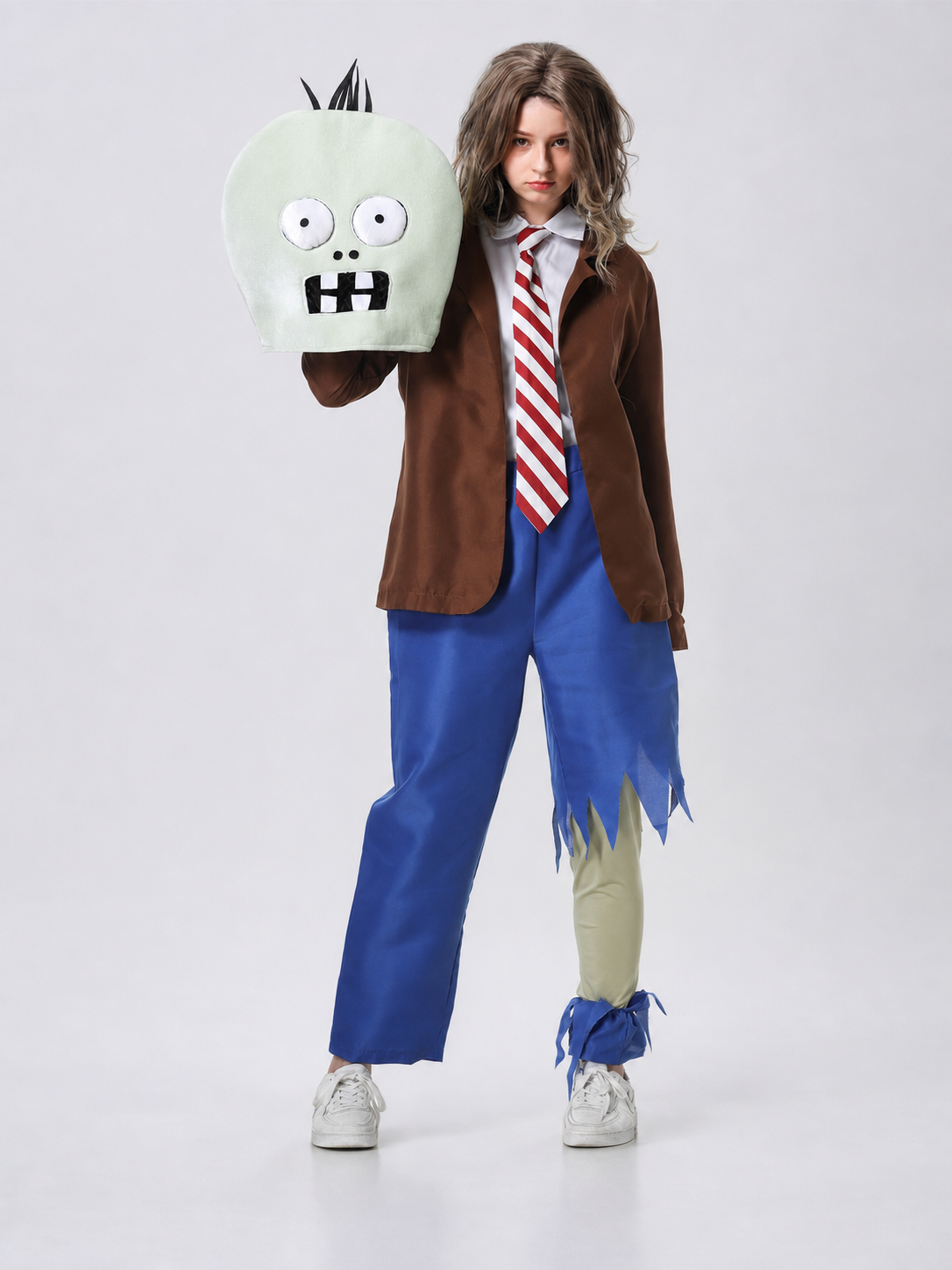 Zombie Costume with Headpiece for Stage Performances