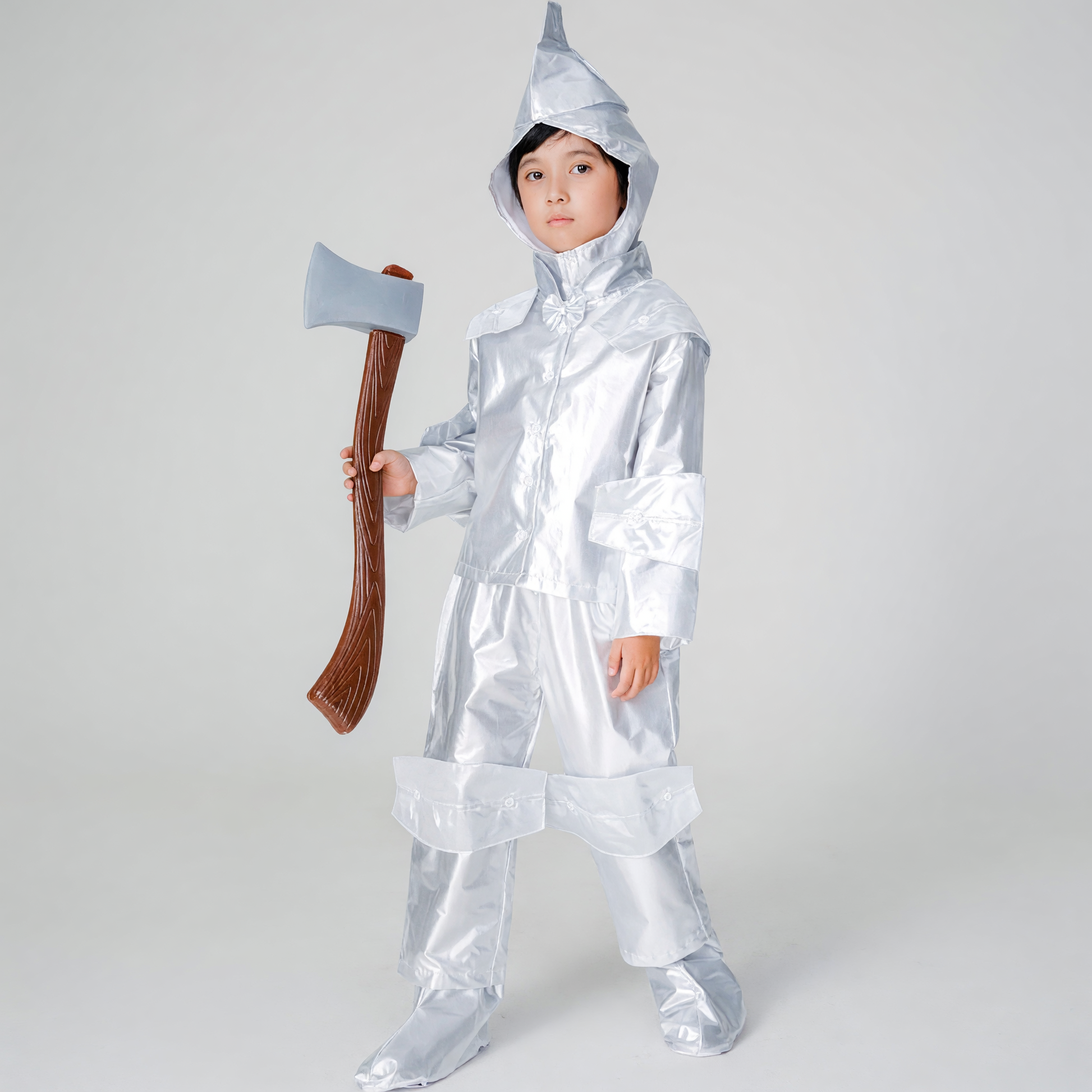 Silver Hooded Stage Costume