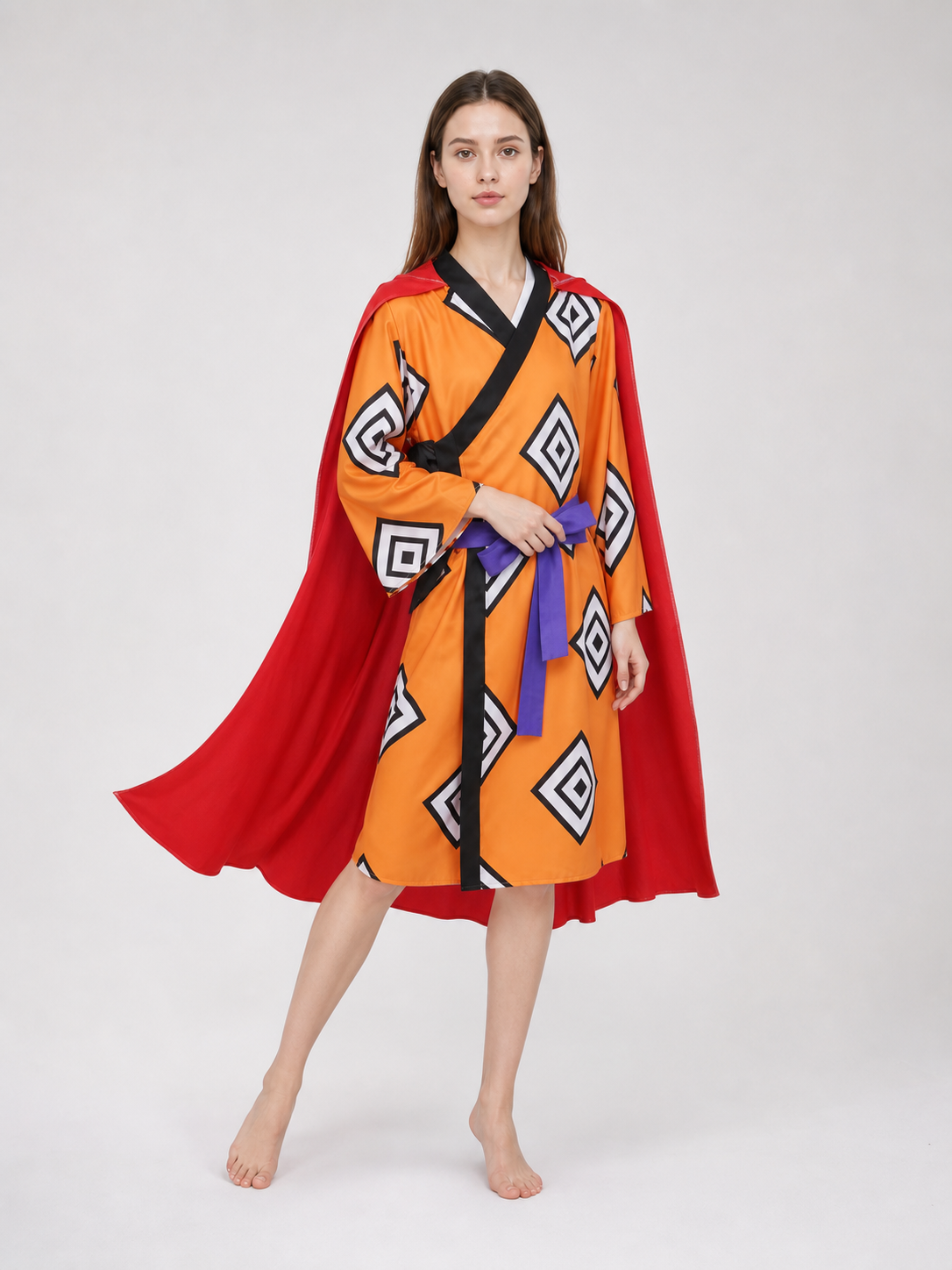One Piece Jinbe Cosplay Costume with Cape