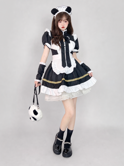 Anime Cosplay Maid Costume with Apron