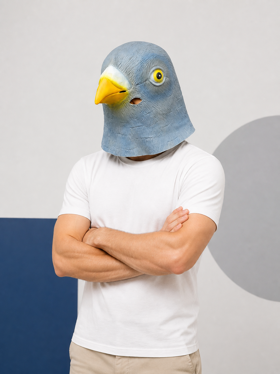 Pigeon Carnival Mask for Halloween and Cosplay Costume Masks detail