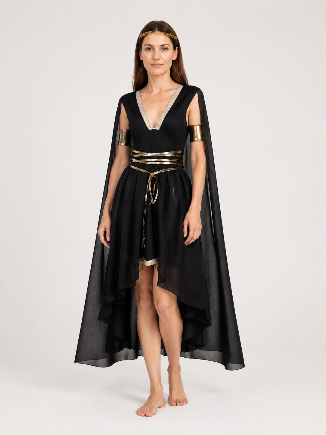 Ancient Greek Goddess Medieval Cosplay Dress Costume Dresses detail