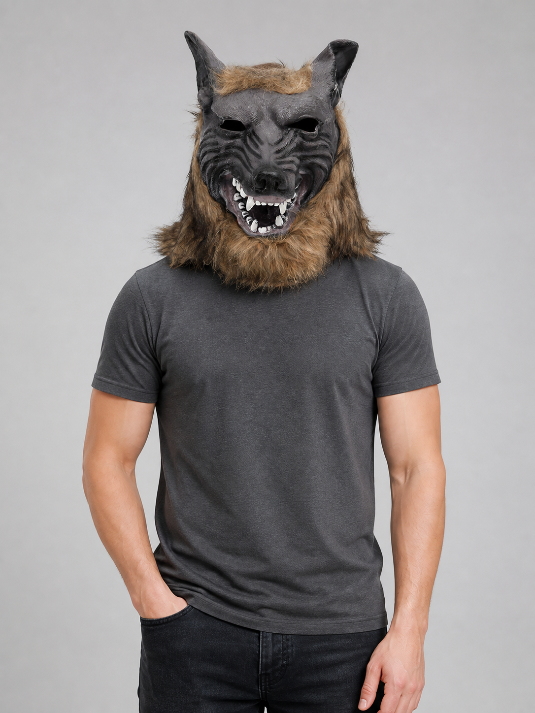 Halloween Wolf Carnival Headpiece Costume Headwear detail