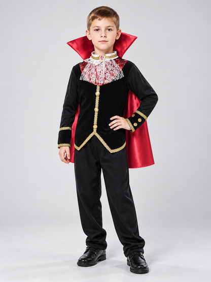 Vampire Costume with Red Cape Costume Capes detail