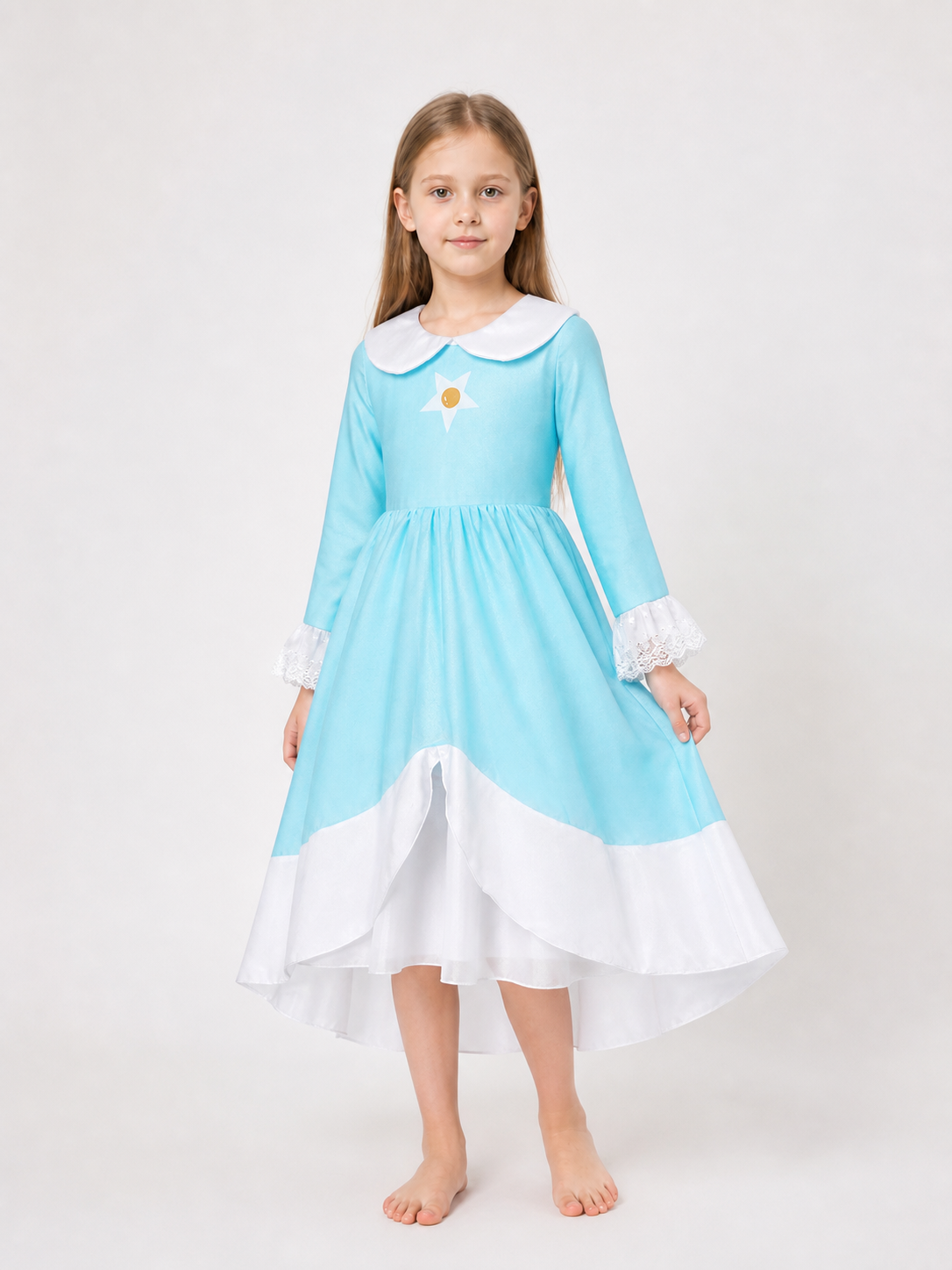 Blue Carnival Dress for Halloween and Cosplay