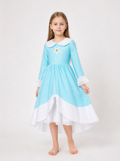 Blue Carnival Dress for Halloween and Cosplay