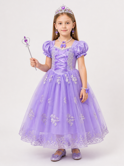 Purple Princess Costume for Halloween Costumes detail
