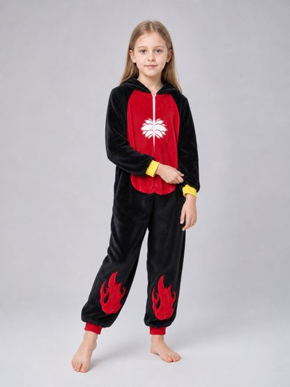 Carnival Hooded Jumpsuit Costume