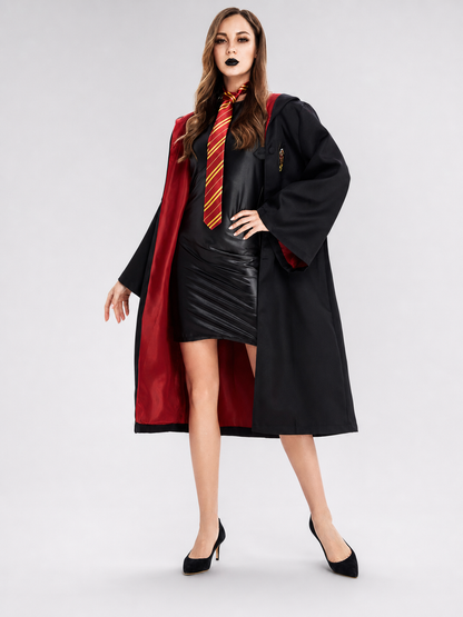 Harry Potter Gryffindor Cosplay Robe with Red Lining