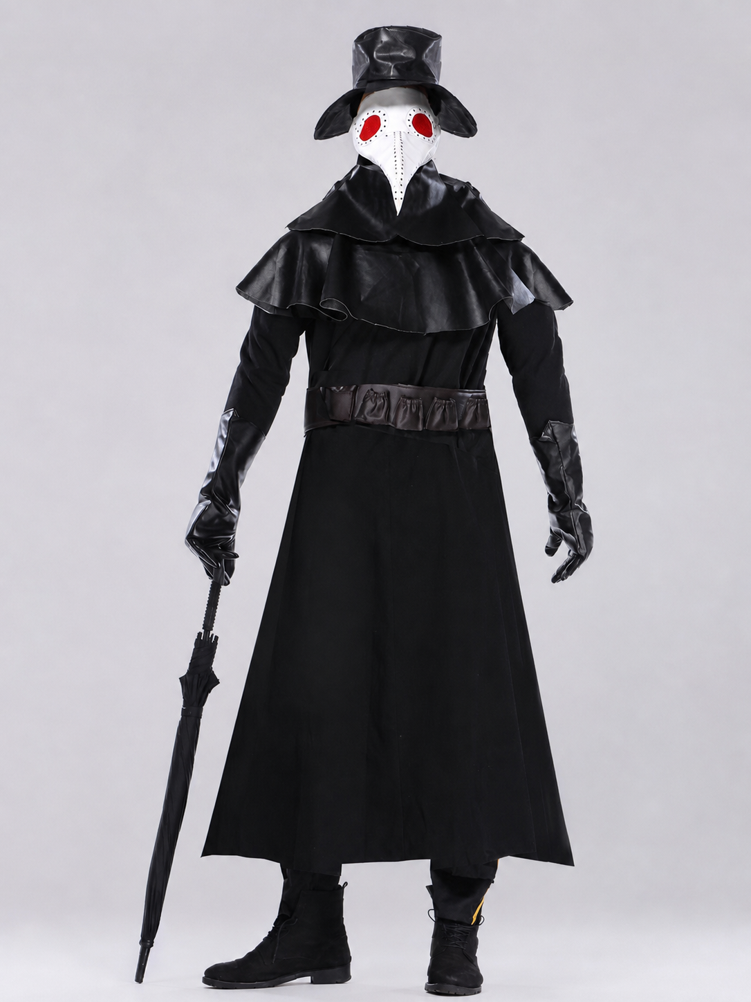 Plague Doctor Costume with Mask and Hat