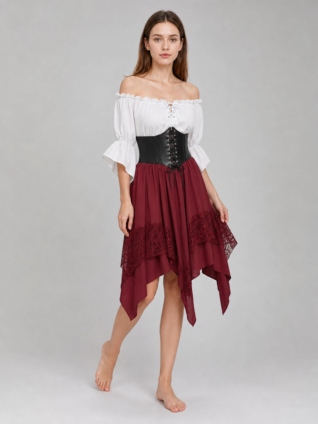 Three-Piece Pirate-Style Costume
