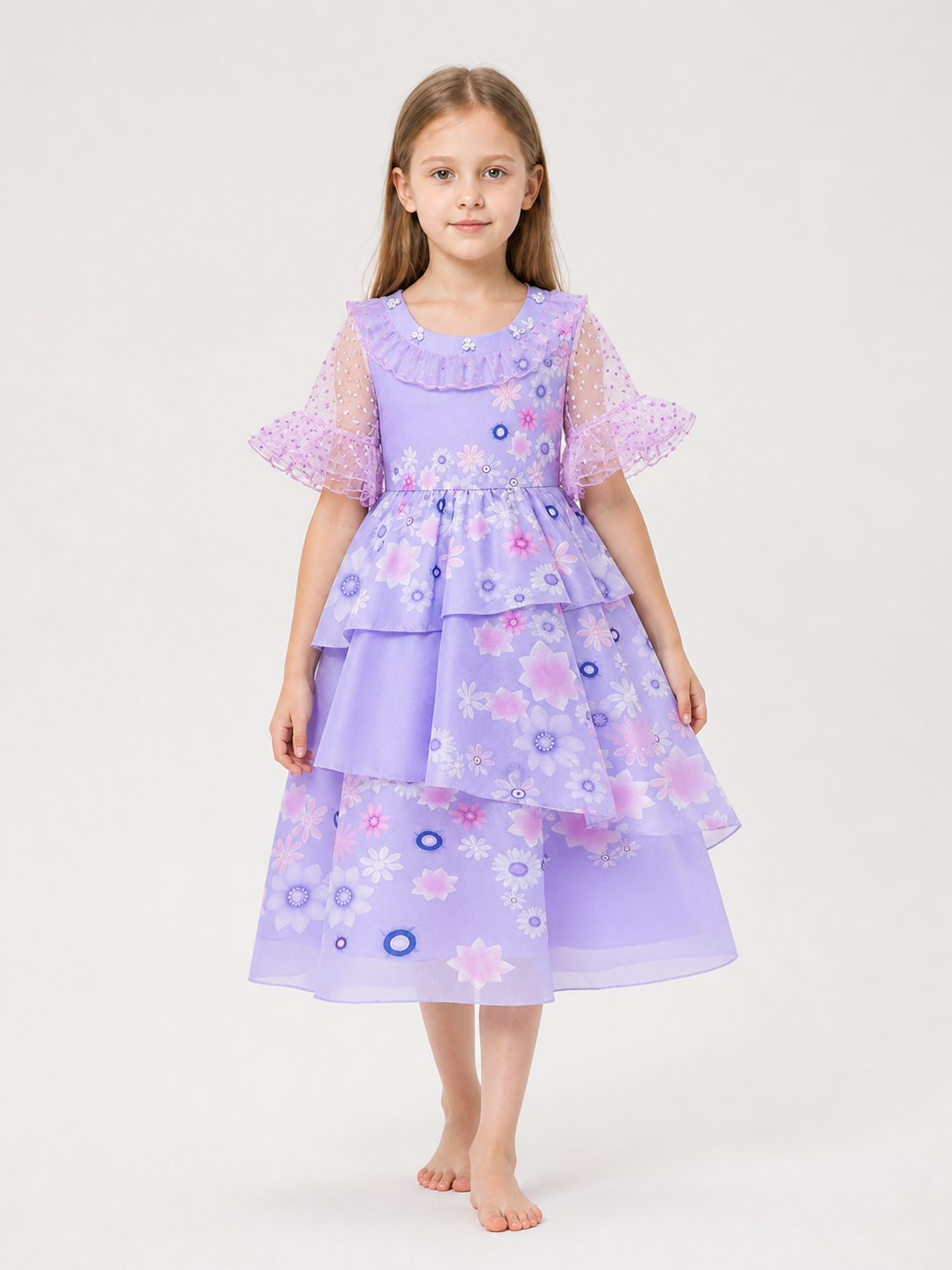 Lavender Princess Costume for Halloween Costumes detail