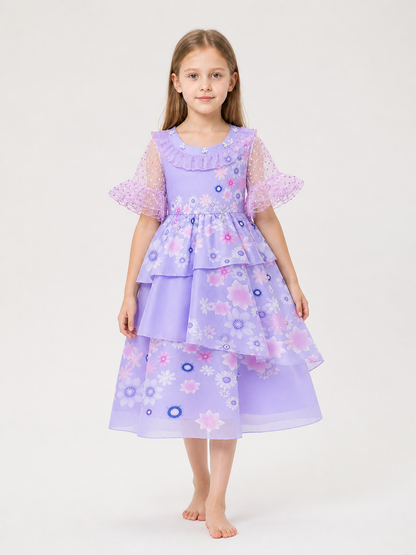 Lavender Princess Costume for Halloween Costumes detail