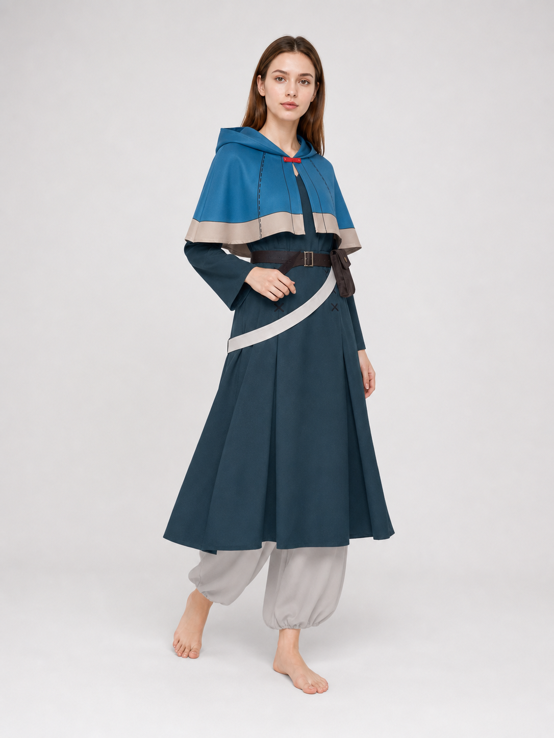 Delicious in Dungeon Cosplay Costume with Hood