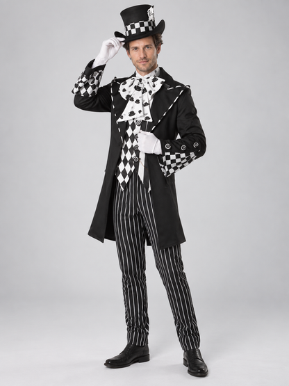 Adult Costume: Tailcoat, Pants, Top Hat, Jabot