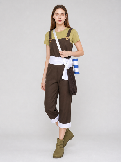 Usopp One Piece Cosplay Costume with Accessories