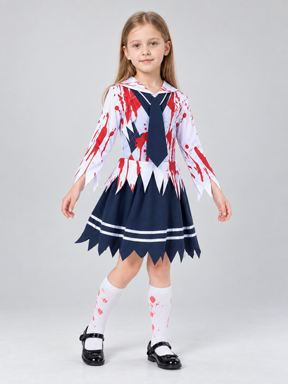 Carnival dress with sailor collar and tie